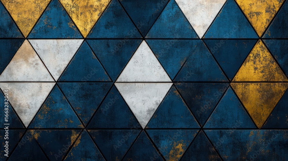 Poster abstract geometric triangle pattern wall background