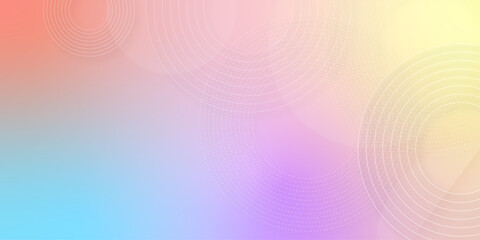 colorful abstract background with geometric circle shapes with shadow geometric background Vector, illustration. Modern graphic design element circles artistic, for poster, cover, banner,