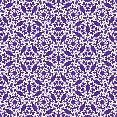Violet Pop Chic & Playful geometric seamless pattern