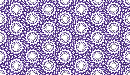 Violet Pop Chic & Playful geometric seamless pattern