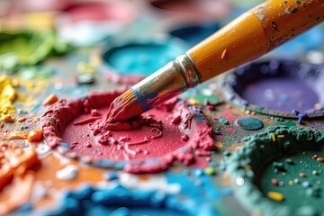 Ai pennello e colori vivaci 01