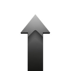 Upward Arrow Icon Showing Growth Success Progress and Positive Trend Business Concept Vector Illustration