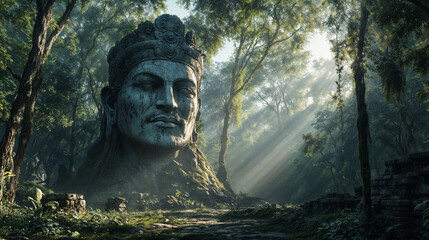 statue of King Ashoka