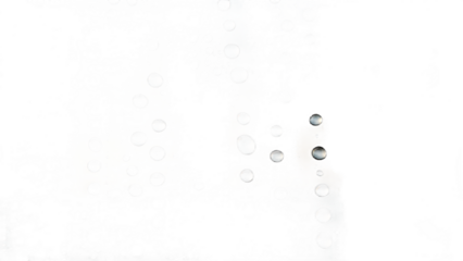 Delicate water bubbles float gently, isolated on transparent background, creating a mesmerizing and ethereal visual effect