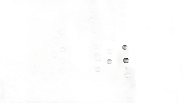 Delicate water bubbles float gently, isolated on transparent background, creating a mesmerizing and ethereal visual effect - Powered by Adobe