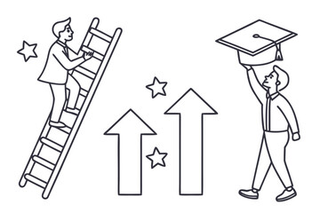 business man and woman