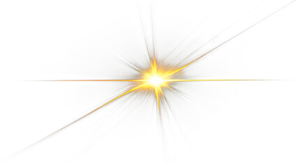 Obraz premium radiant light burst isolated on white background