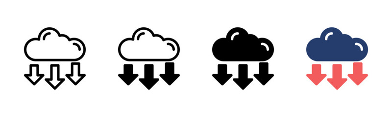 Co2 icon sheet multiple style collection
