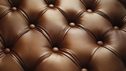Obraz premium brown leather with visible details. background or texture
