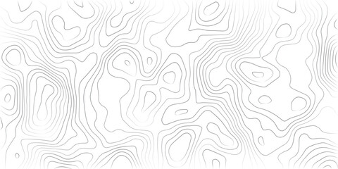 Modern Topographic Map Design Featuring Geographic Elevation Contour Lines Abstract Wavy Patterns and White Paper Texture Background for Contemporary Mapping Art
