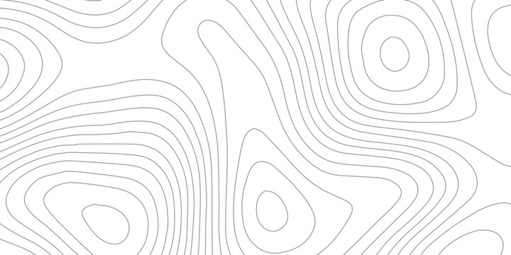 Abstract White Paper Texture Map Illustration with Topographic Elevation Contour Lines Wavy Terrain Curves Geographic Background and Modern Minimal Design
