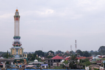 Gentala Arasy (Genah Tanah Lahir Abdurrahman Sayoeti) is a bridge, tower, museum, and tourist icon...