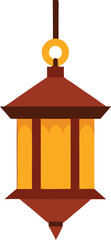 Decorative hanging lantern vector illustration scalable graphic for ramadan celebrations © Orpita