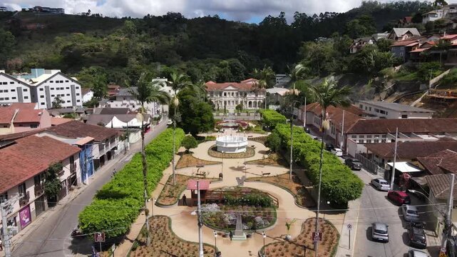Pra&ccedil;a Augusto Ruschi. Santa Teresa, Esp&iacute;rito Santo, Brasil.