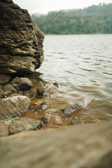 rocks in the water