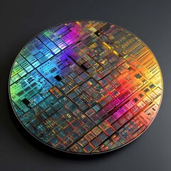 Obraz premium semiconductor wafer