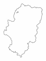 Aragon outline map