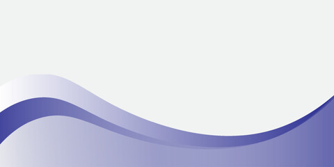 Blue and white business wave banner background. vector