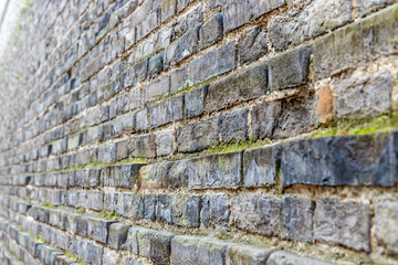 The ancient buildings on the city wall of Xi 'an, Shaanxi Province, China