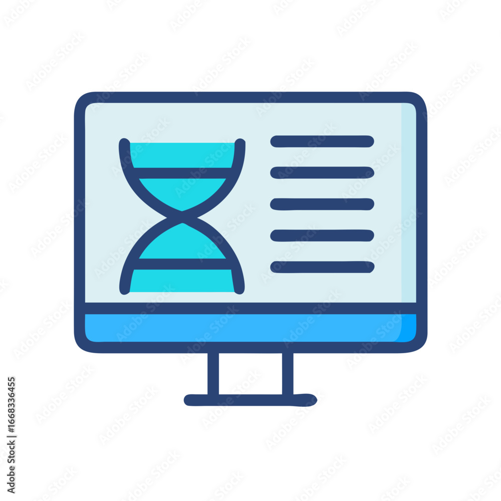Aufkleber digital dna data analysis displayed on computer screen