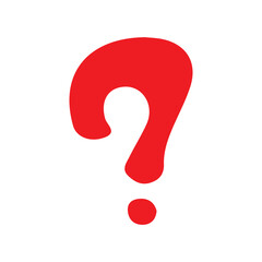 red question mark