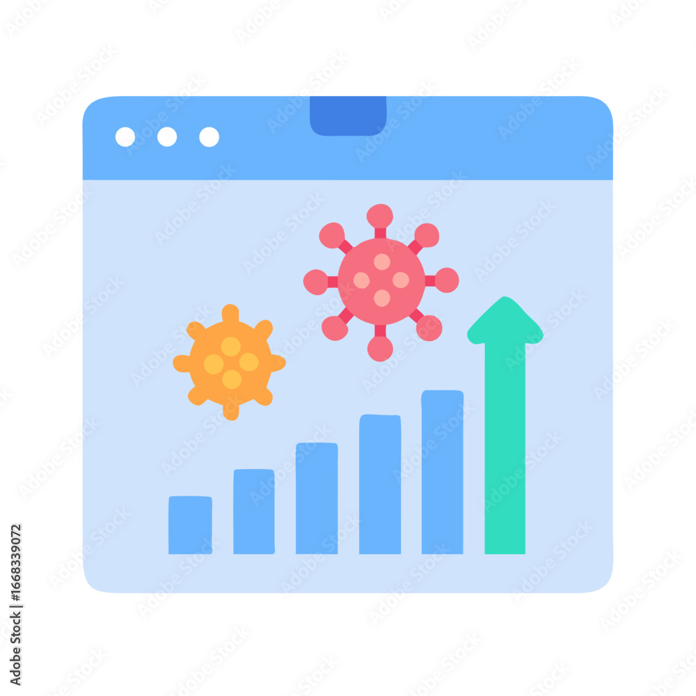 Poster online monitoring of virus growth with graphs and indicators