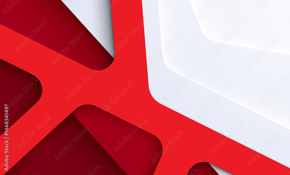 Poster red abstract background with shiny lines and modern vector design illustration