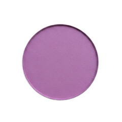 Single pan of purple eyeshadow for makeup refill