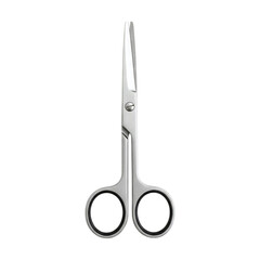 Small stainless steel grooming scissors for personal care