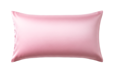 Pink silk pillowcase for beauty sleep and hair care