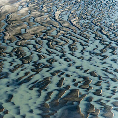vue aérienne de la Baie de Somme en France