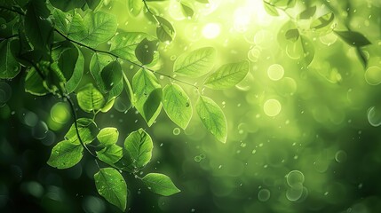 Soft Blurry Forest Foliage Background Perfect for Elegant Nature Designs