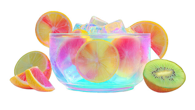 Vibrant fruit-infused drink