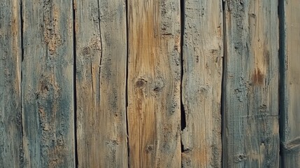 Fototapeta premium Rustic wooden background with weathered texture, showcasing natural grain and warm tones