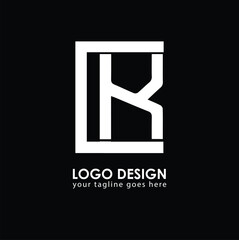 CK CK Logo Design, Creative Minimal Letter CK CK Monogram