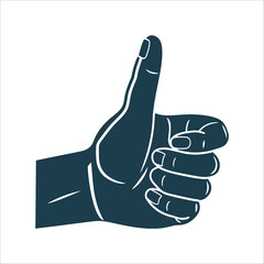 Fig Sign Hand Gesture Illustration Warding Hand A hand gesture like the fig sign to repel evil
