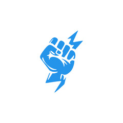 hand holding a symbol