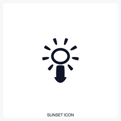 Sunset Icon
