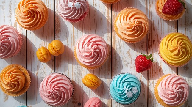 colorful candy background - Powered by Adobe