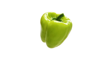 Green bell pepper, a fresh and ideal vegetable for summer meals, offer a crisp, sweet flavor...