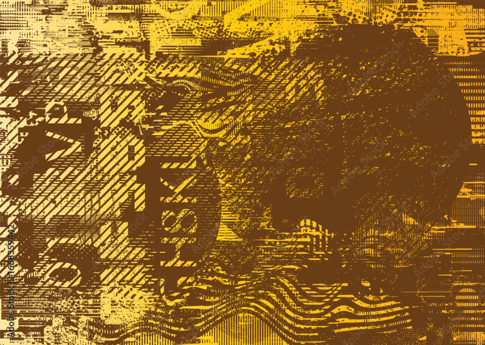 Poster glitch distorted geometric shape . noise destroyed logo . trendy cyber punk poster . glitched frame 
