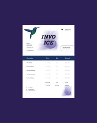 Invoce  Template Layout