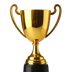  Trophy cup shiny, isolated white and transparent background