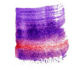 Brush line. Vector red paint brush spot, highlighter line or felt-tip pen marker. Ink smudge abstract shape stains with texture