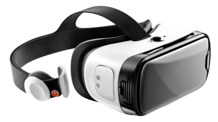 VR Headset: A sleek and modern virtual reality headset, with its innovative design, promises immersive digital experiences and escapism, providing a portal to new and exciting virtual worlds.