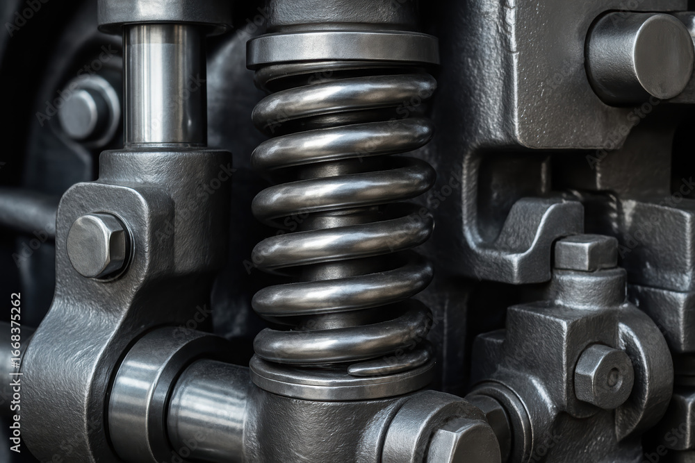 Poster mechanism texture and component system bring power force and smooth movement to heavy industrial mac