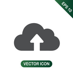 cloud computing upload symbol