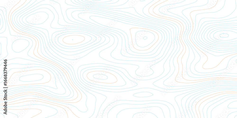 Poster the stylized multicolored wavy abstract topographic map contour, lines pattern background. topograph