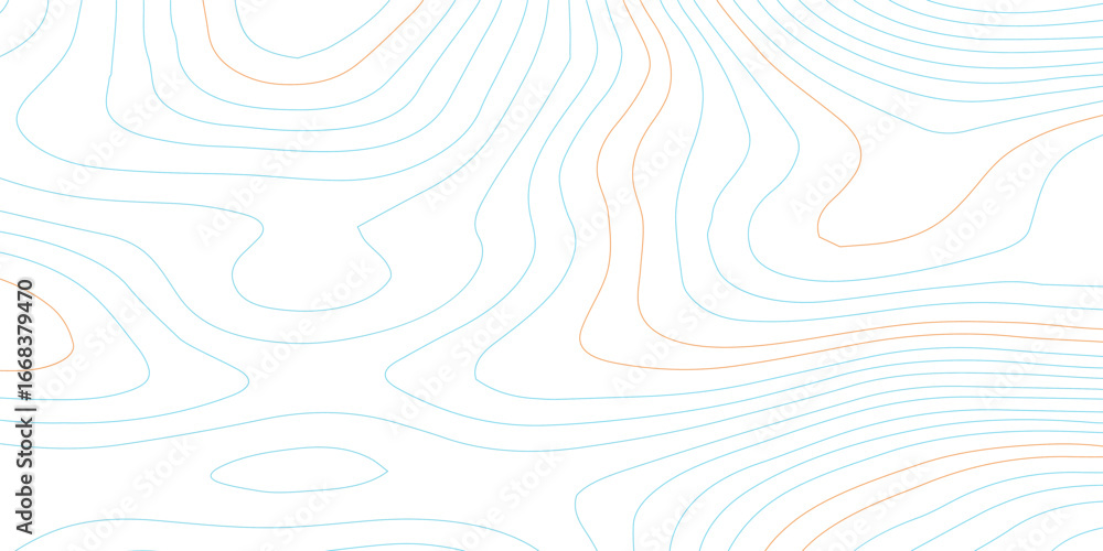 Aufkleber the stylized multicolored wavy abstract topographic map contour, lines pattern background. topograph