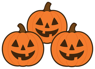 Halloween jack-o'-lantern vector: spooky pumpkin illustration for seasonal celebrations